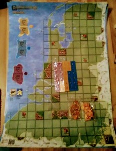 Alle 4 neue Maps, Meeple in Orange, Maps Chips und natürlich, was für ein Wunder das Promo Plättchen.